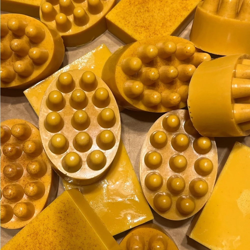 Yellow Massage Soap Bars